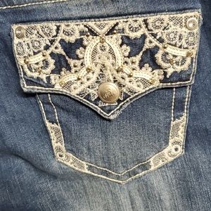 ZCO jeans sz 14 lace detail